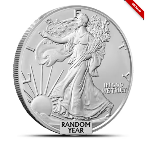 1 oz American Silver Eagle Coin (Random Year)