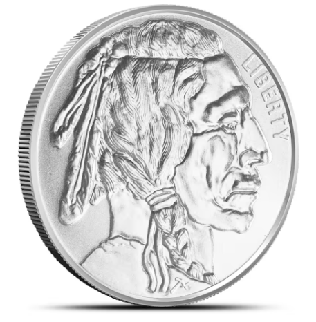 1 oz SilverTowne Buffalo Silver Round (New)