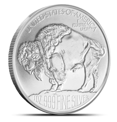 1 oz SilverTowne Buffalo Silver Round (New)