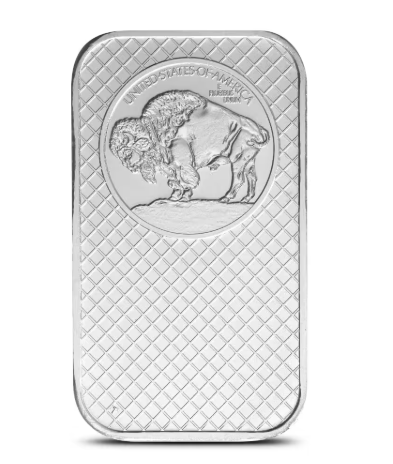 1 oz SilverTowne Buffalo Silver Bar (New)