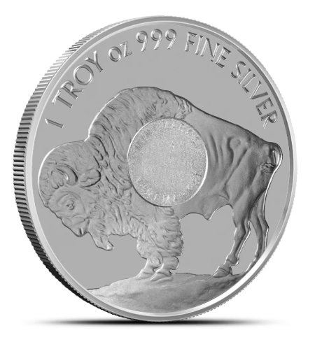 1 oz Sunshine Buffalo Silver Round (New, MintMark SI)