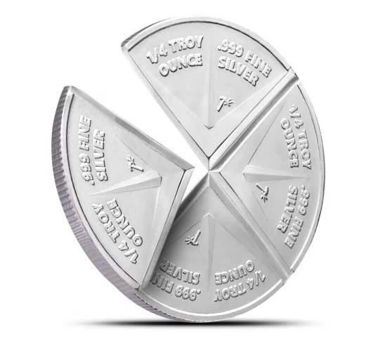1 oz SilverTowne Divisible Silver Round (New)