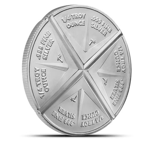 1 oz SilverTowne Divisible Silver Round (New)