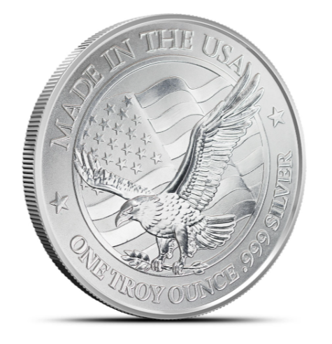 1 oz Gulf of America Commemorative Silver Round (New, Eagle Reverse)