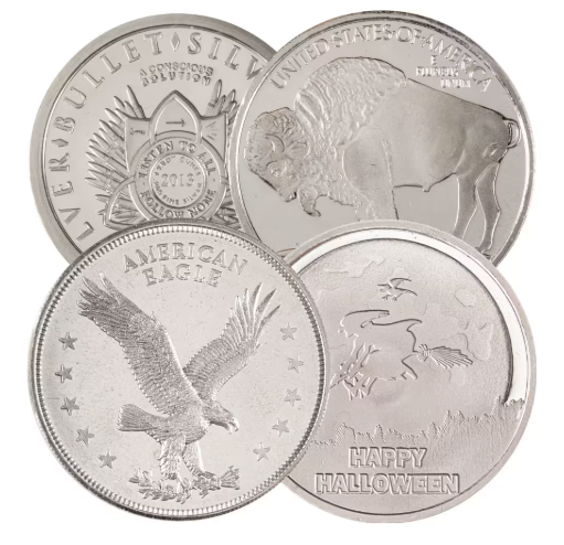 1 oz Silver Round (Varied Condition, Any Mint)