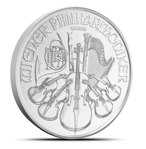 1 oz Austrian Silver Philharmonic Coin (Random Year)