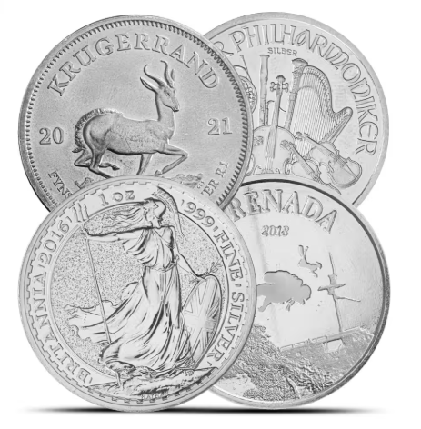 1 oz Silver Coin (Varied Condition, Any Mint)
